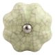 Washed Green Crackle Ceramic Melon Wine Stopper